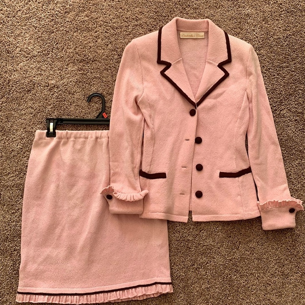 Cinderella’s closet pink suit